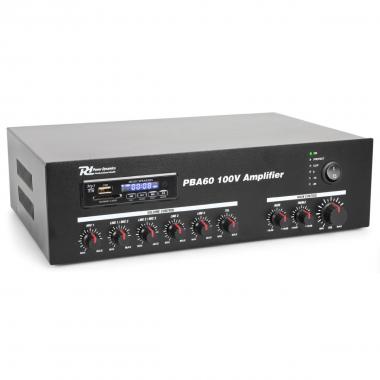 POWER DYNAMICS PBA60 100V Amplifier 60W USB/MP3/BT
