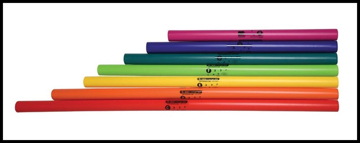 Boomwhacker bwjg set diatonico basso 7 note da do a si