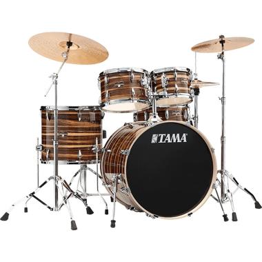 TAMA IP50H6W-CTW Imperialstar 5-pezzi Kit Completo cassa 20 & Meinl HCS Bronze cymbals COFFEE TEAK WRAP