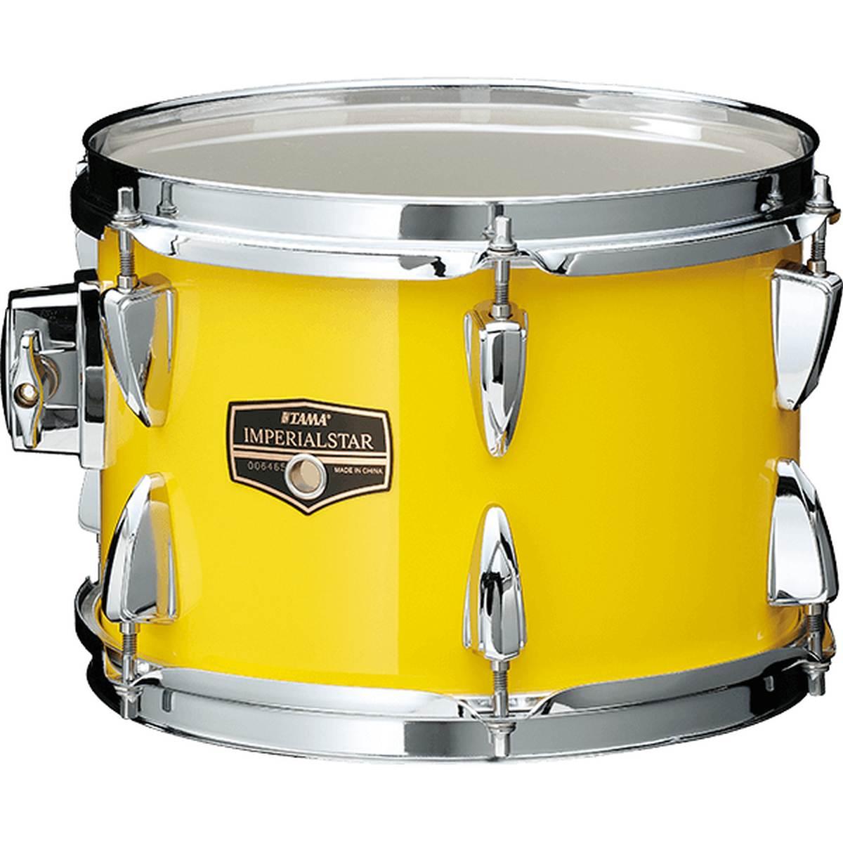 TAMA IP62H6W-ELY Imperialstar 6-pezzi Kit Completo cassa 22 & Meinl HCS Bronze cymbals ELECTRIC YELLOW
