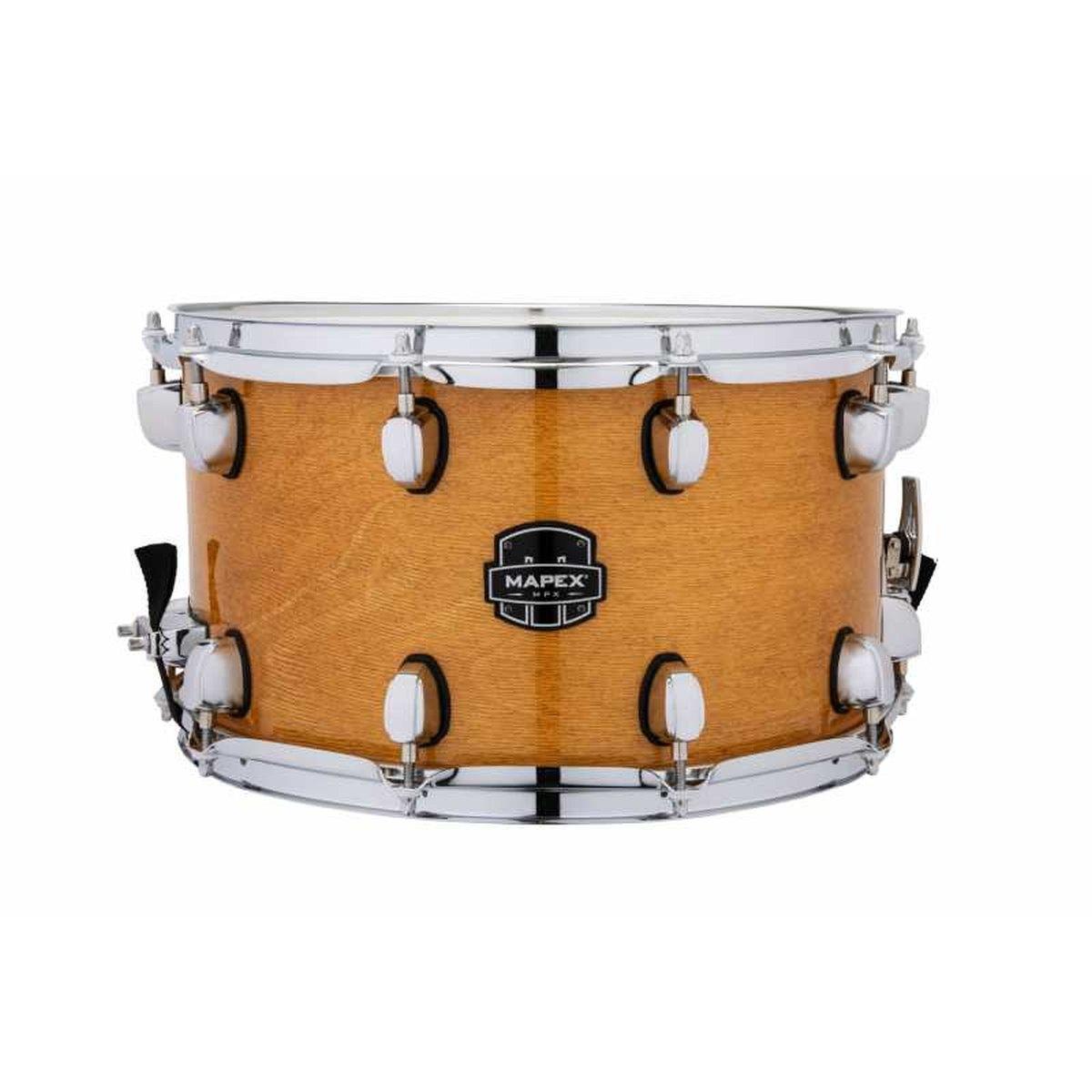 Mapex mpnmp4800cnl snare drum mpx 14x8 amber maple burl