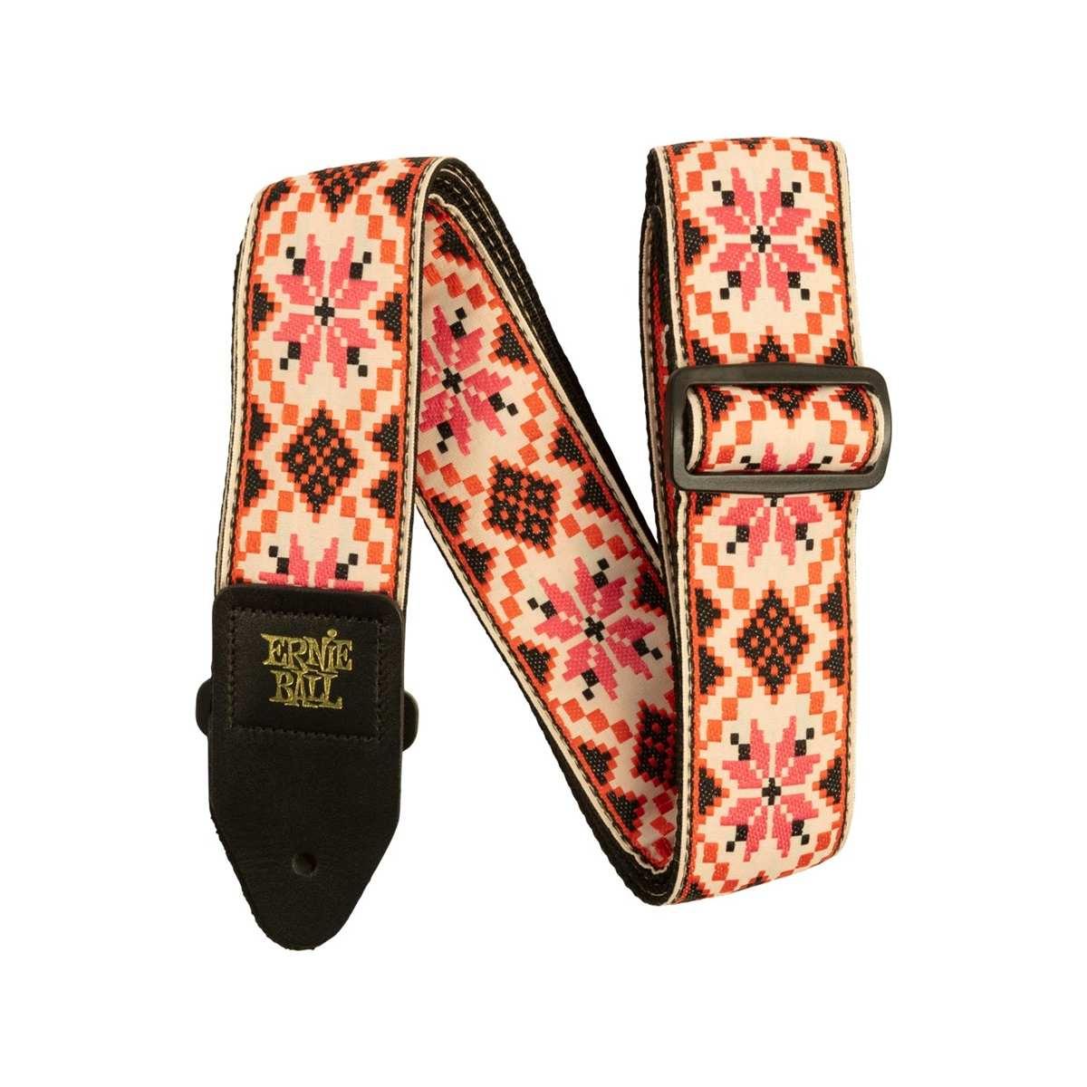 Ernie ball 5337 cinnamon needlepont jacquard tracolla per chitarra