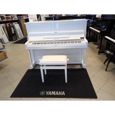 Yamaha u1 white pianoforte verticale bianco lucido sn g1214794