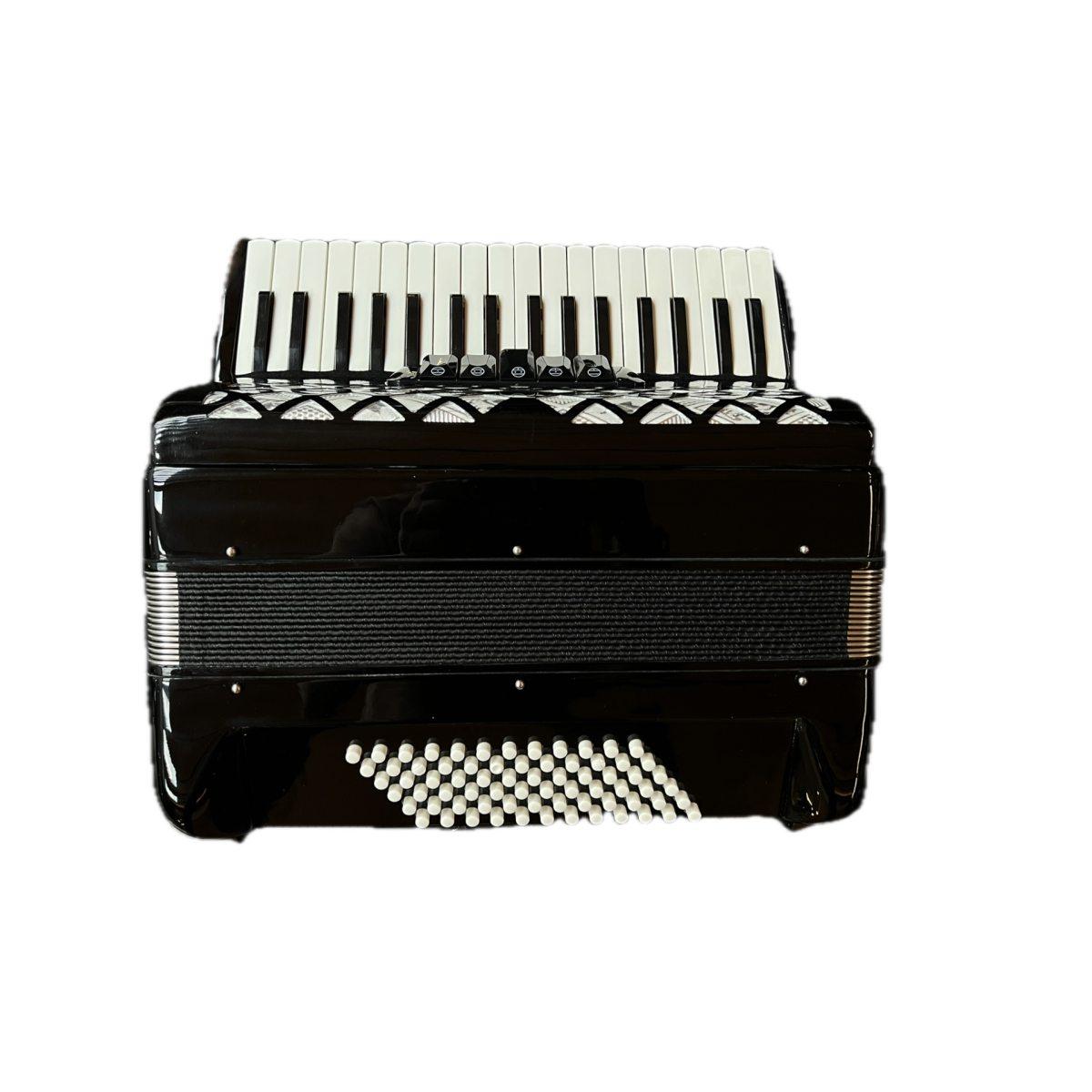 Classic cantabile secondo v fisarmonica 72 bassi nera