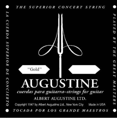 Augustine black si corda singola chitarra classica