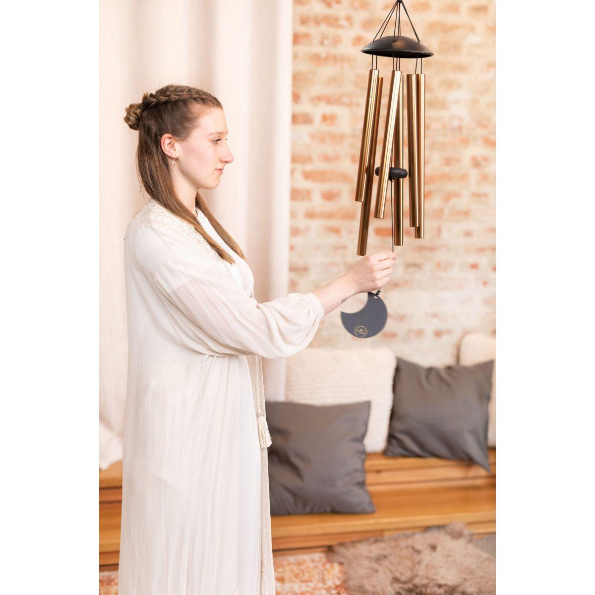 SONIC ENERGY MMC32B CHIMES PER MEDITAZIONE LUNARE 32"/80 CM 432 HZ ARCO TONDO BRONZO