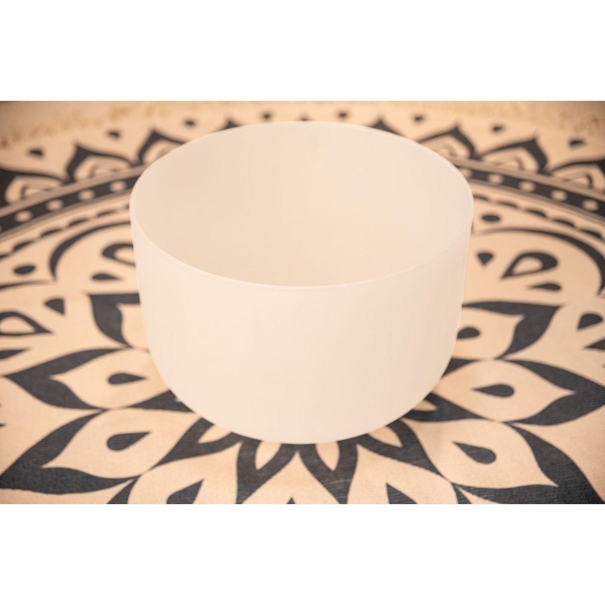 SONIC ENERGY CSB14G CAMPANA TIBETANA IN CRISTALLO DA 14" NOTA SOL3 CHAKRA DELLA GOLA