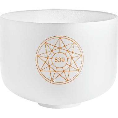 Sonic energy solcsb10-639 campana tibetana in cristallo solfeggio da 25,4 cm, fa 639 hz