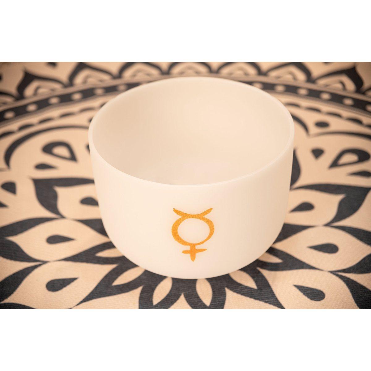 SONIC ENERGY PCSB12ME CAMPANA TIBETANA IN CRISTALLO ACCORDATO PLANETARIO DA 12" MERCURIO 141,27 HZ