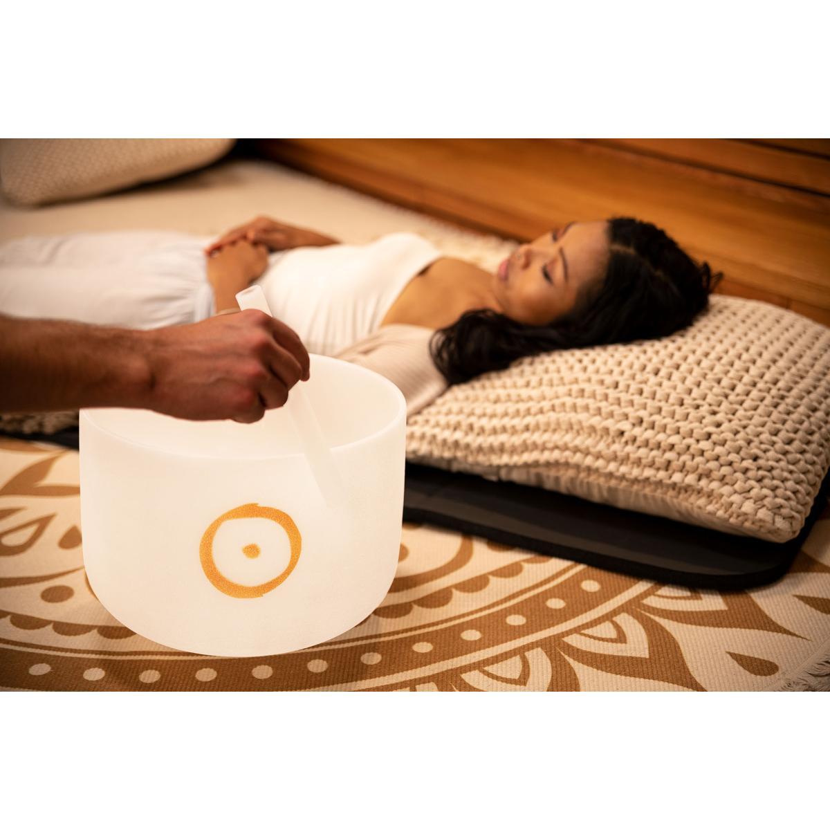 SONIC ENERGY PCSB12S CAMPANA TIBETANA IN CRISTALLO ACCORDATO PLANETARIO DA 12" SOLE 126,22 HZ