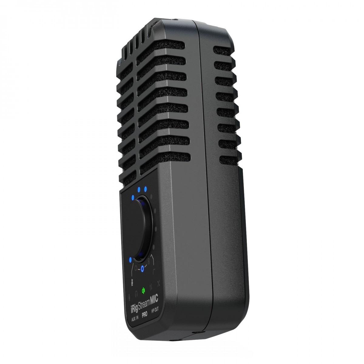 IK MULTIMEDIA iRig STREAM MIC PRO - Microfono con interfaccia audio integrata