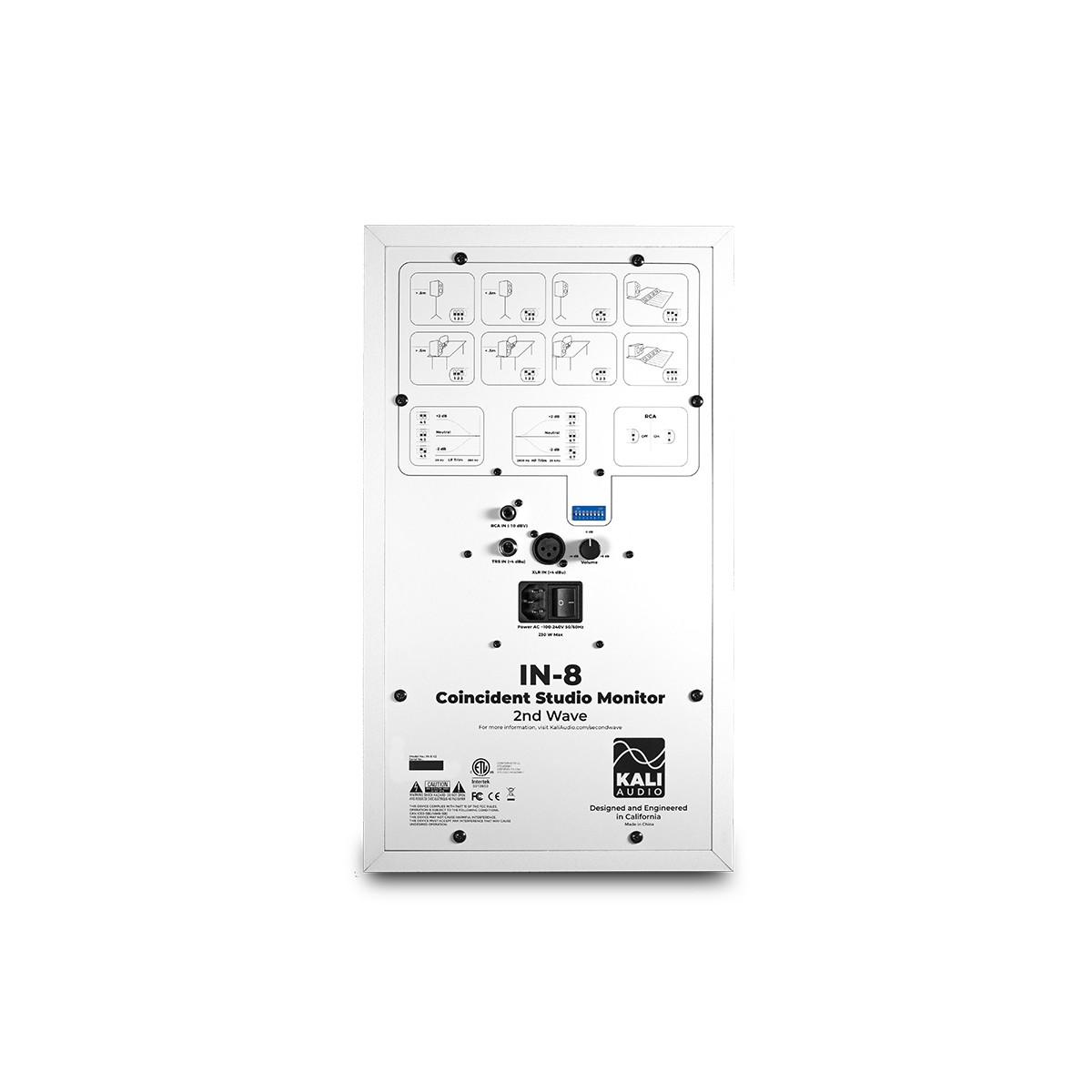 KALI AUDIO IN-8W V2 - Monitor da studio triamplificato 8'' - Bianco