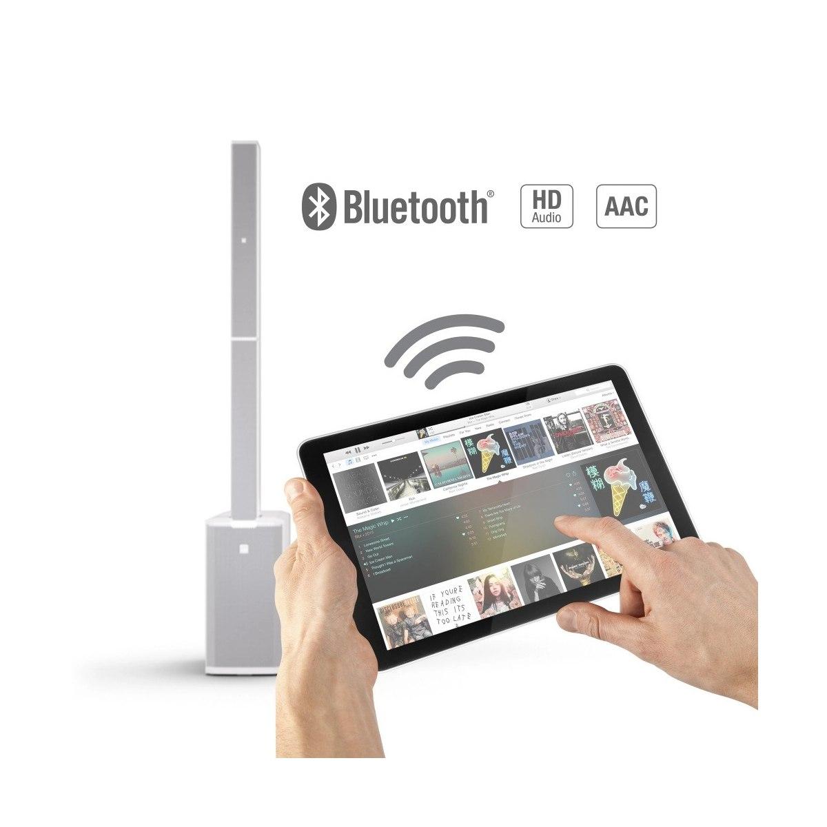 LD SYSTEMS MAUI 11 G3 W - Sistema PA portatile a colonna cardioide, bianco