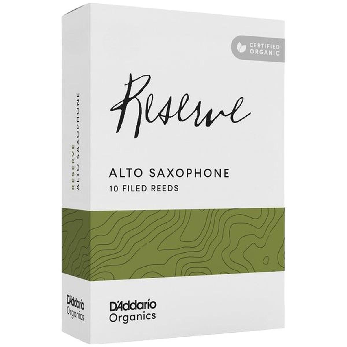 D'addario reserve organic 10 ance per sax alto n 2