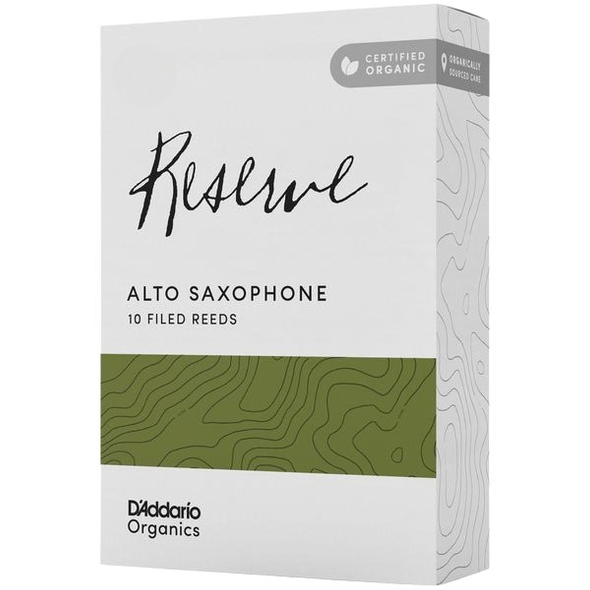 D'addario reserve organic 10 ance per sax alto n 2