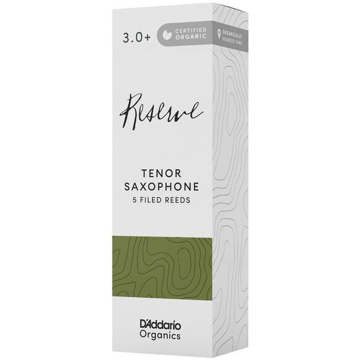 D'addario organic reserve 5 ance per sax tenore n 3+