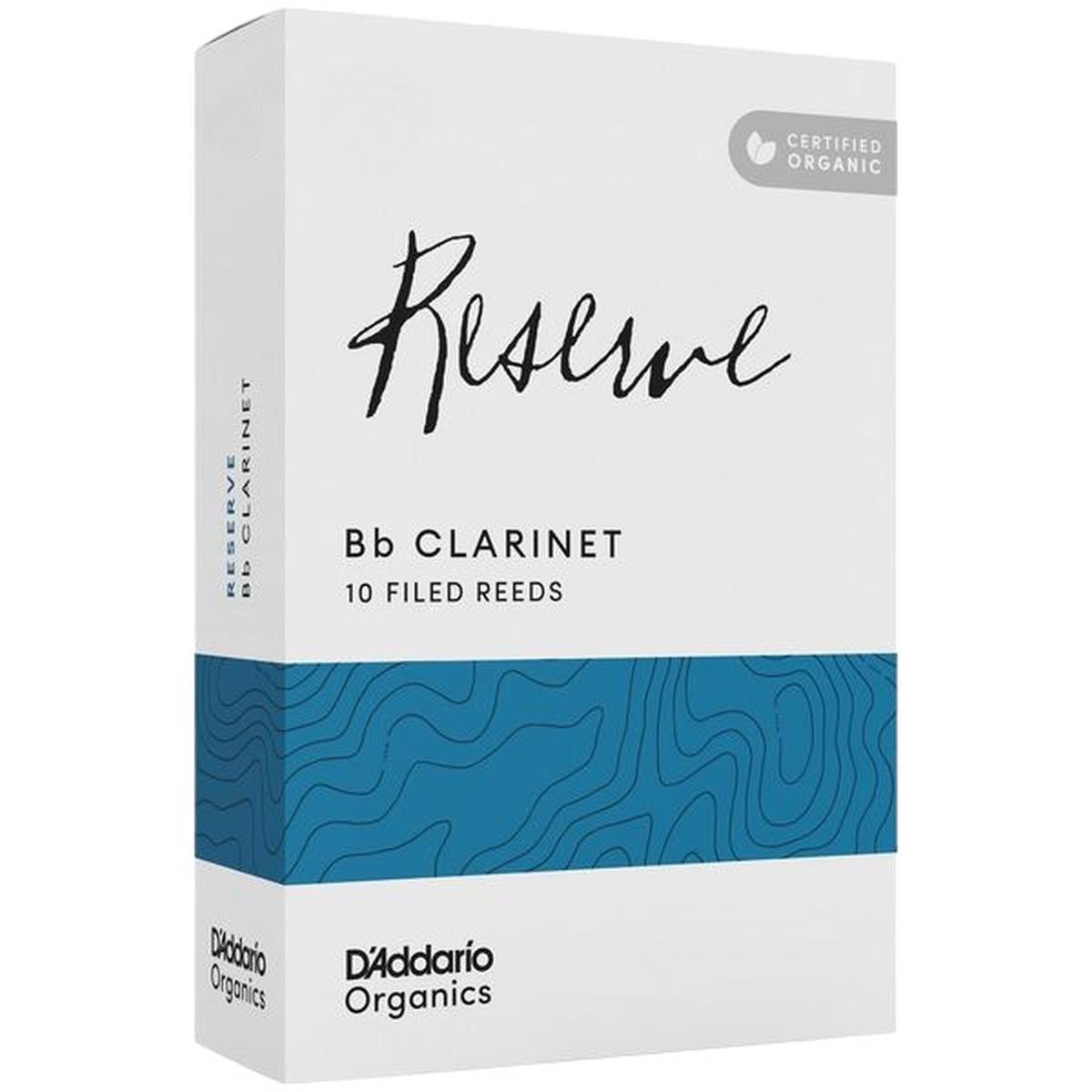 D'ADDARIO RESERVE ORGANIC 10 ANCE PER CLARINETTO IN Bb N 2 1/2