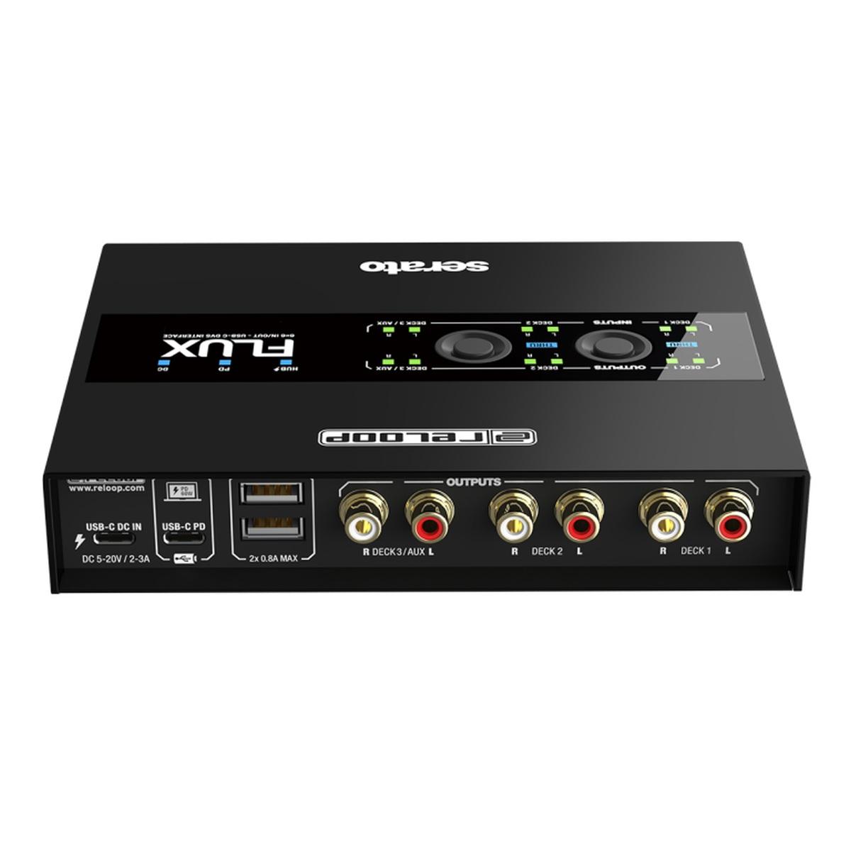 Reloop flux interfaccia audio dvs usb-c