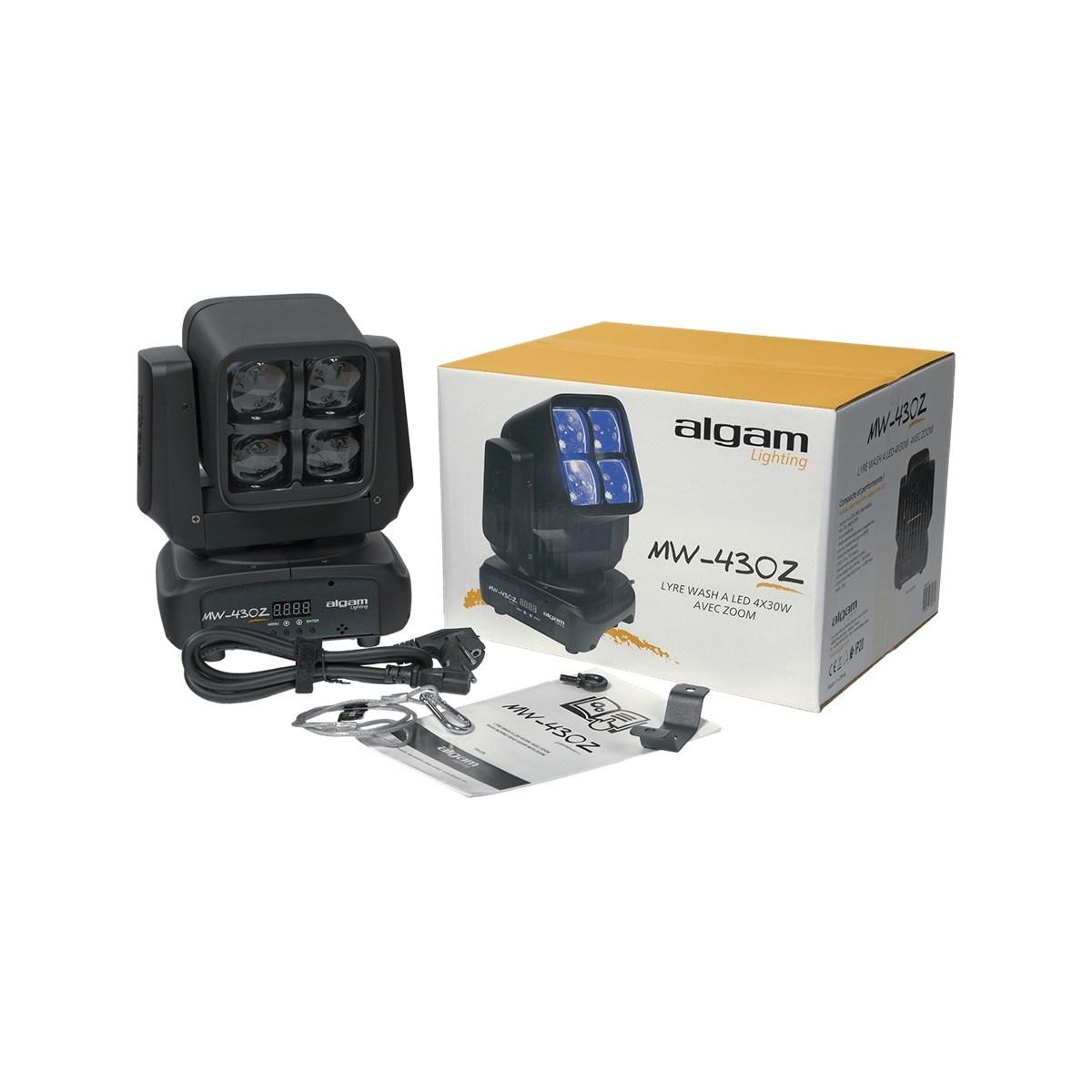 ALGAM LIGHTING MW430Z WASH Testa Mobile + Zoom