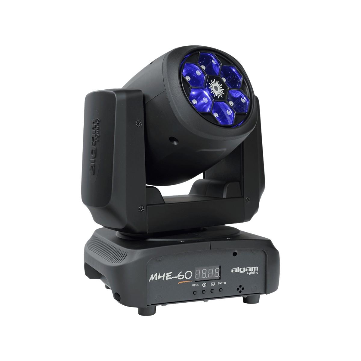ALGAM LIGHTING MHE60 WASH Testa Mobile 60W + Laser