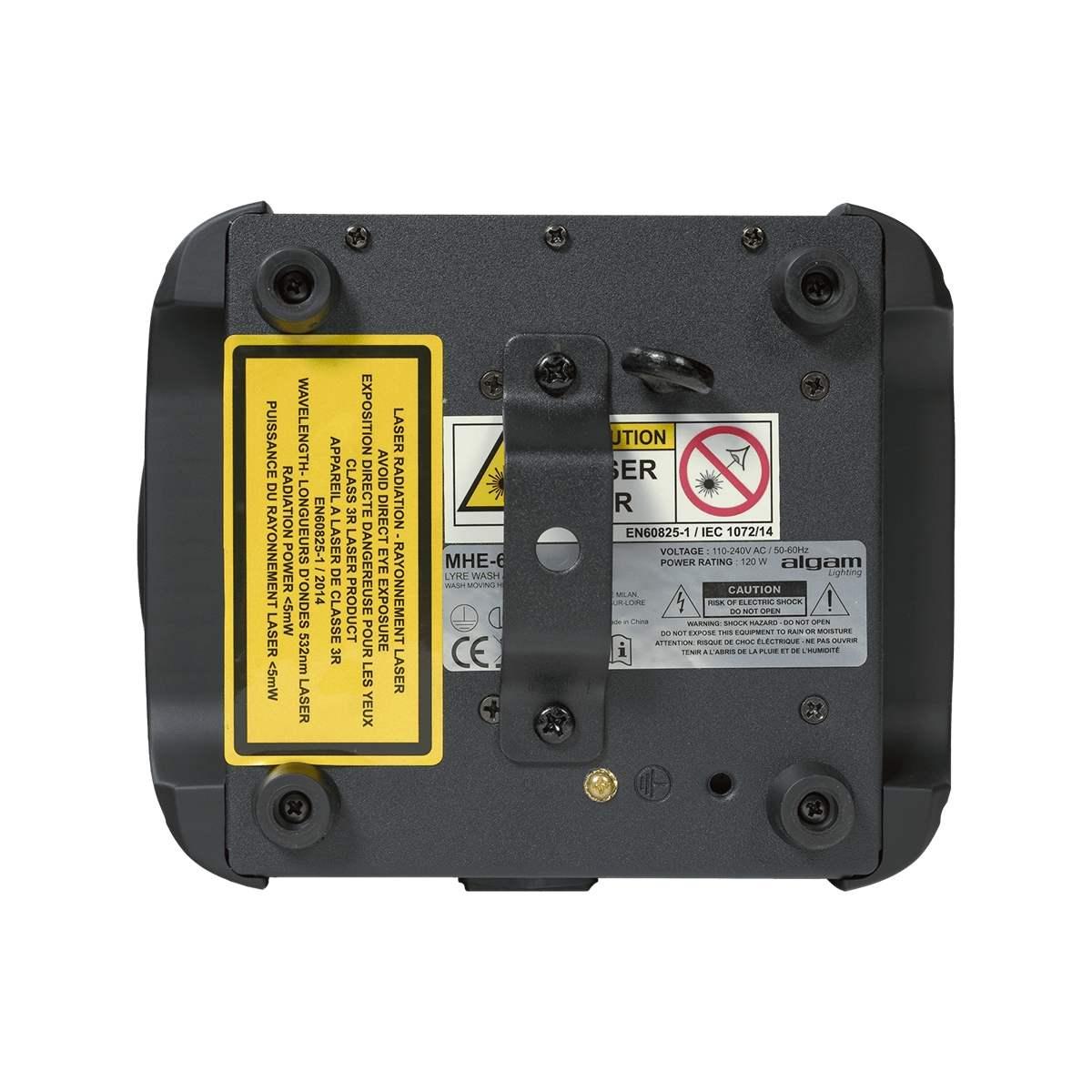 ALGAM LIGHTING MHE60 WASH Testa Mobile 60W + Laser