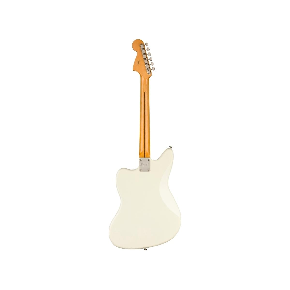 Squier frs classic vibe '60s jaguar olympic white lrl tspg mh chitarra elettrica