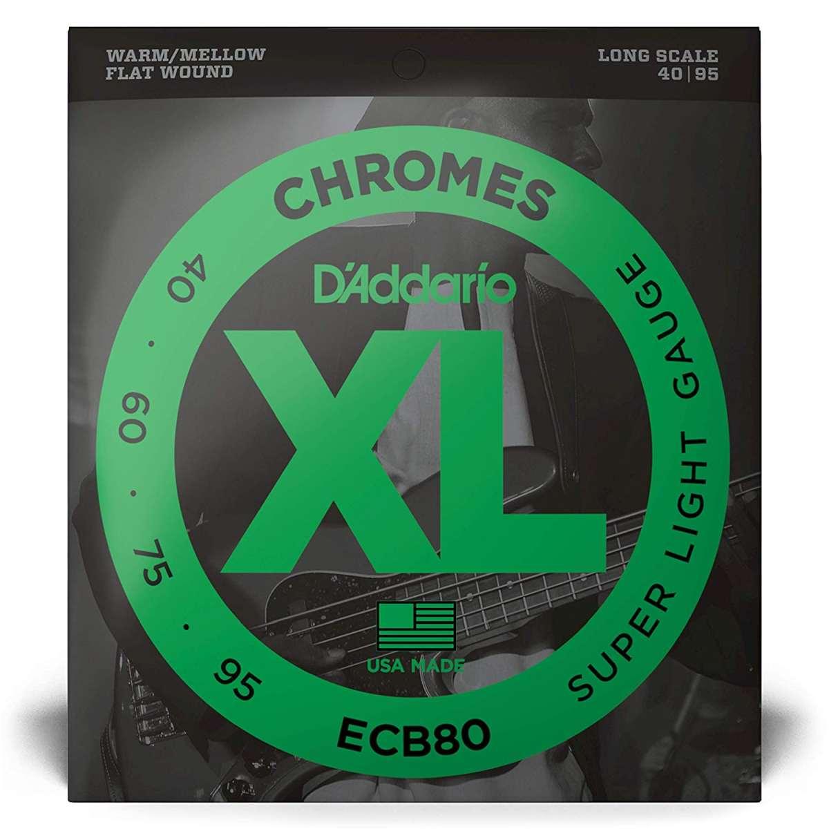 D'addario ecb80 set corde basso elettrico