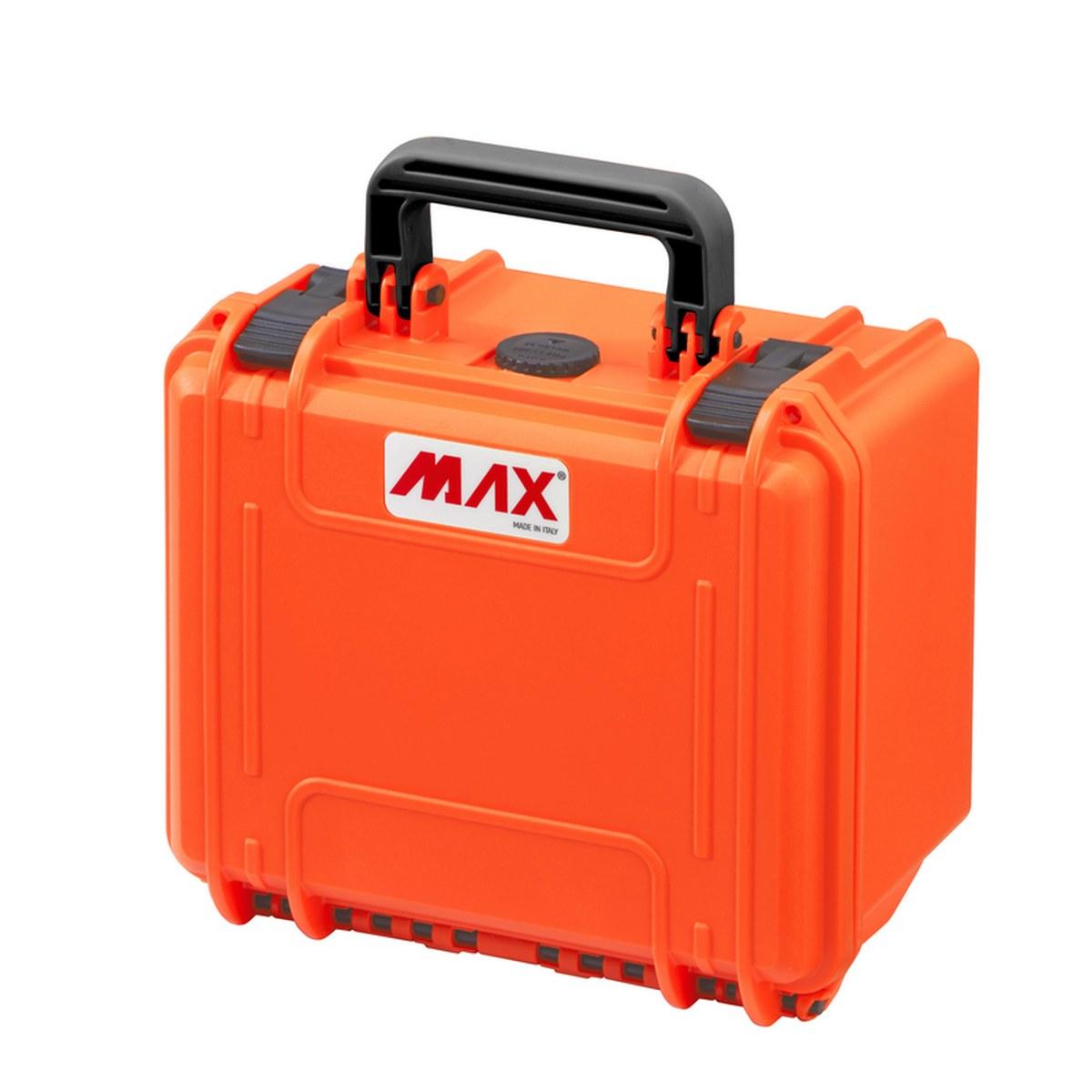 Plastica panaro max235h155s arancione case in abs con spugne cubettate