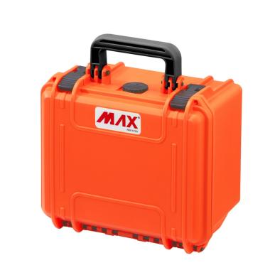 Plastica panaro max235h155s arancione case in abs con spugne cubettate