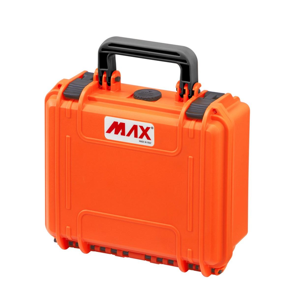 Plastica panaro max235h105s arancione case in abs con spugne cubettate