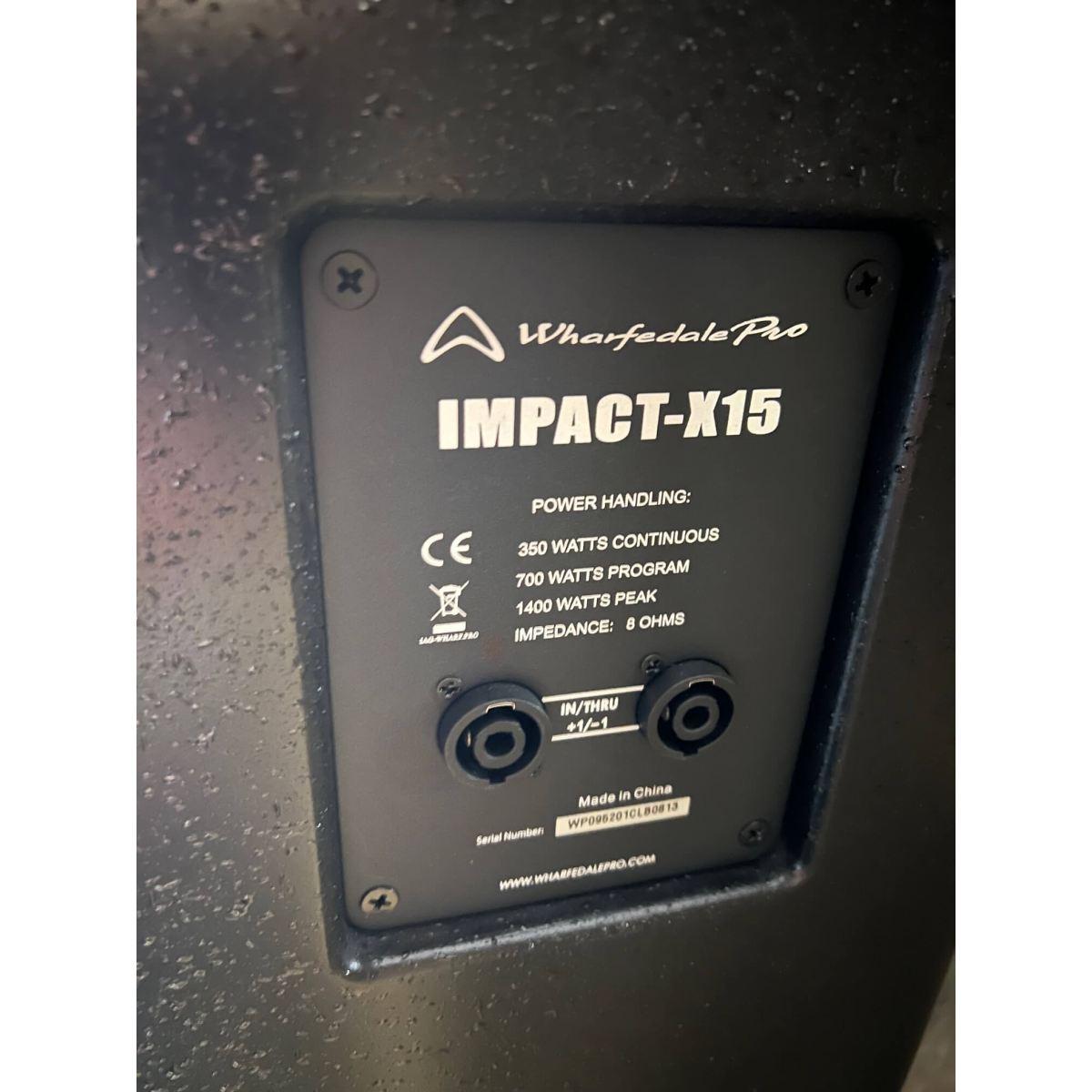 Wharfedale impact x-15 +  amplificatore impianto passivo - usato garantito
