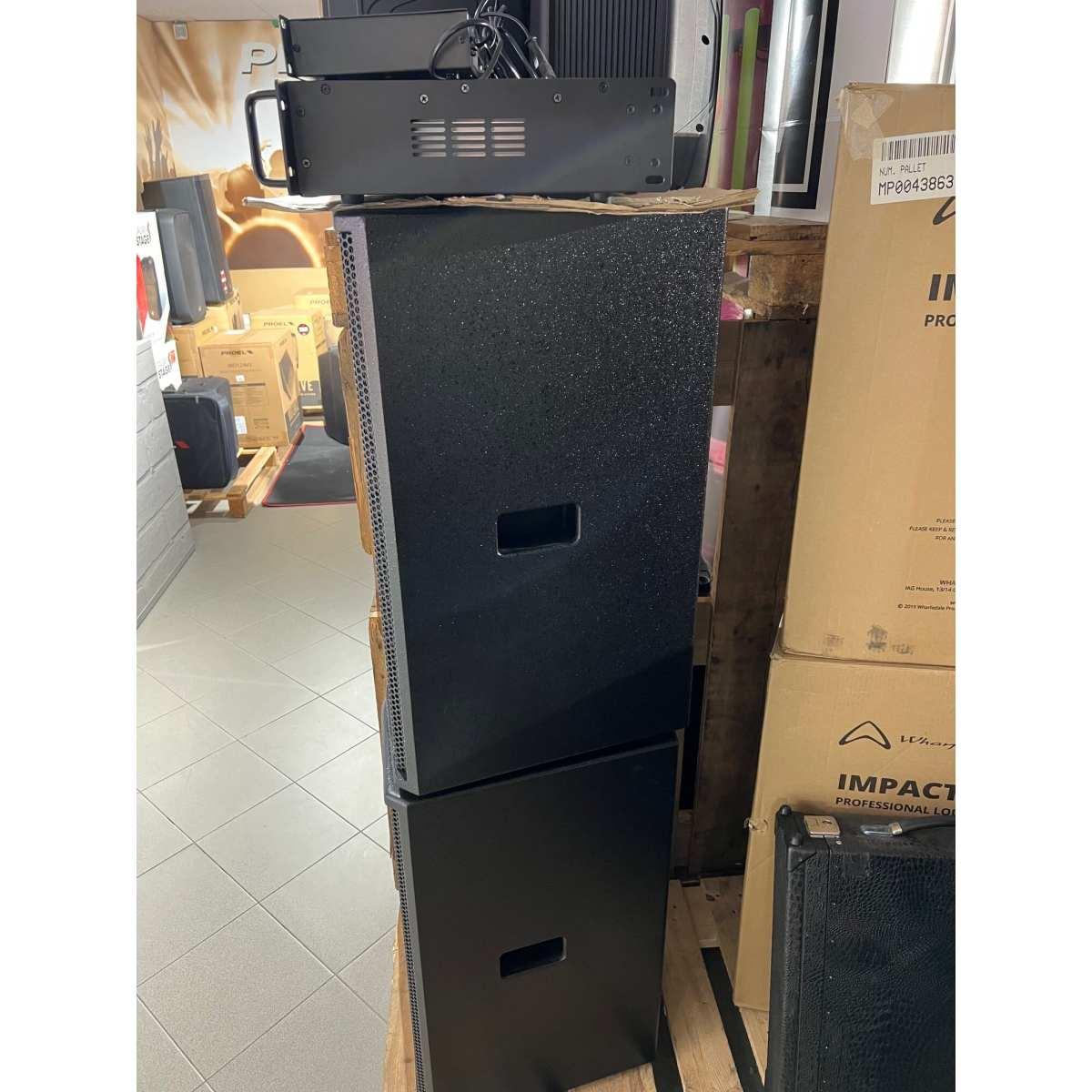 Wharfedale impact x-15 +  amplificatore impianto passivo - usato garantito