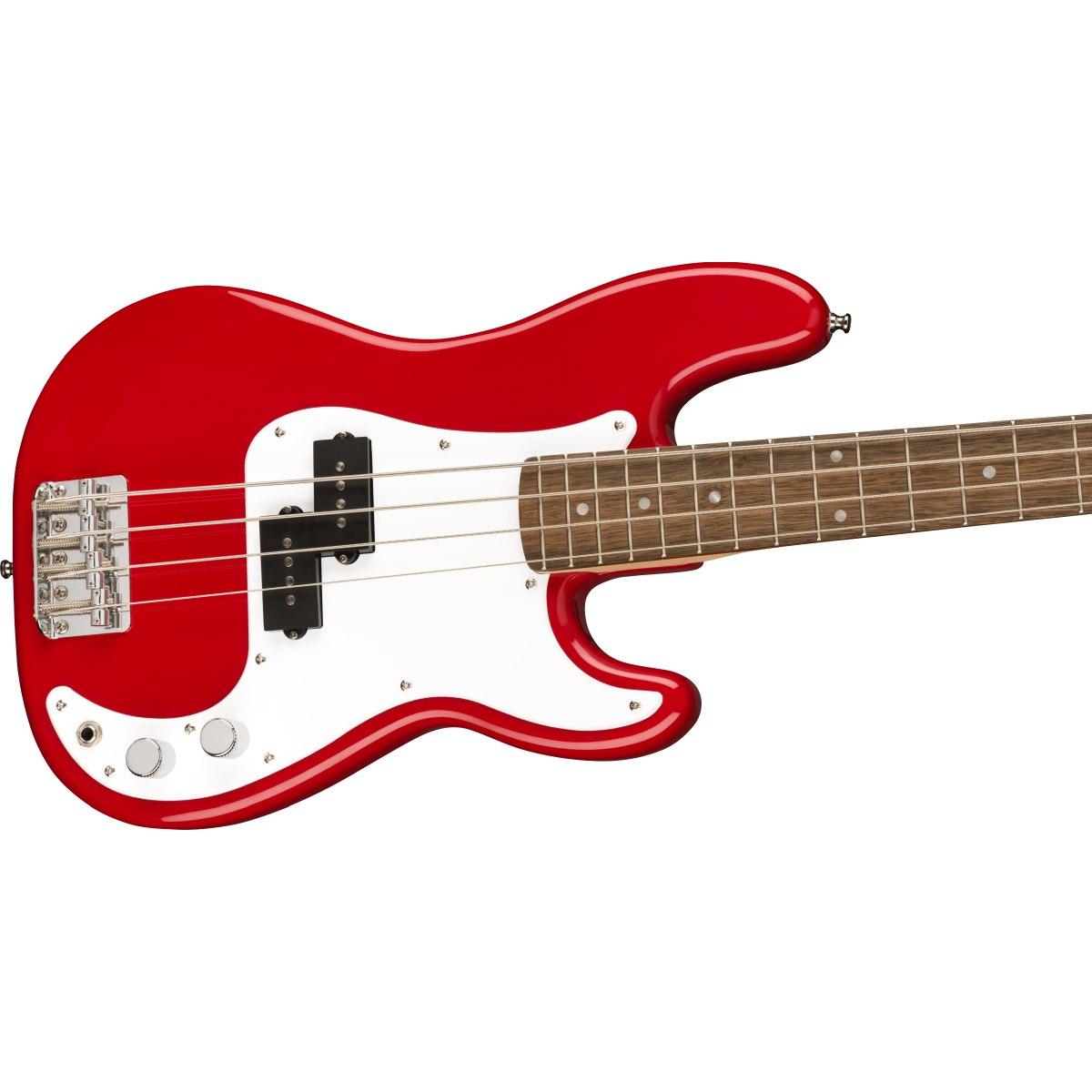Fender squier mini precision basso elettrico dakota red