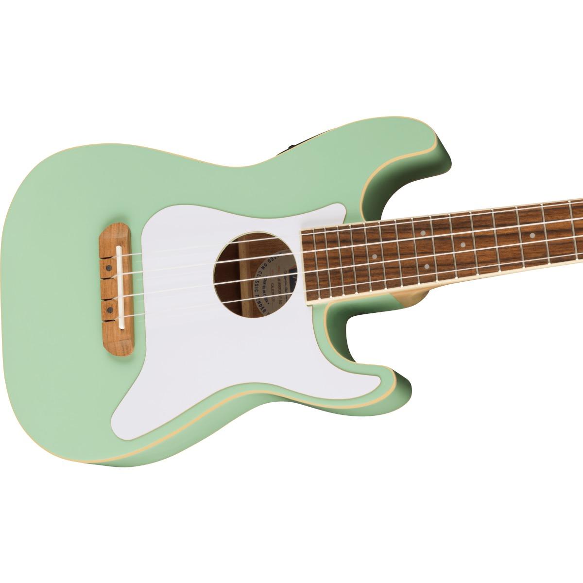 Fender fullerton stratocaster ukulele surf green