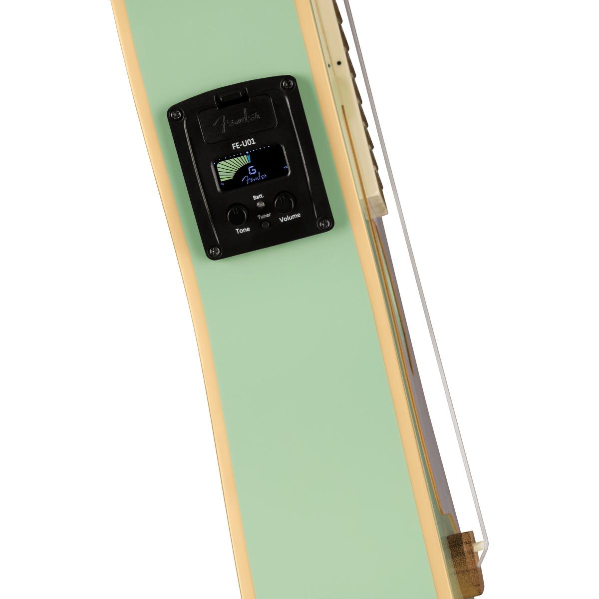 Fender fullerton stratocaster ukulele surf green