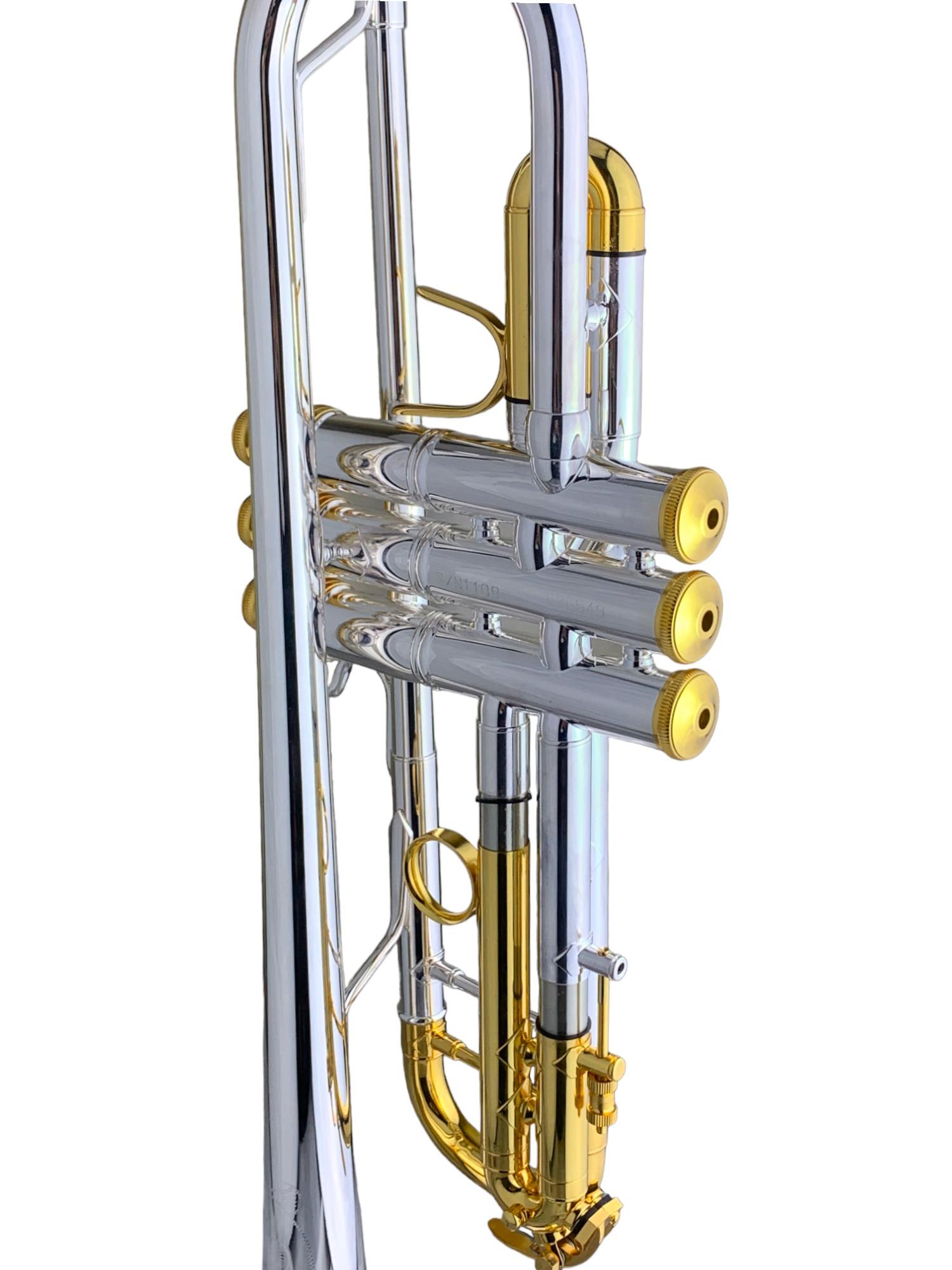 Bbrass bolden tromba sib silver e slide gold