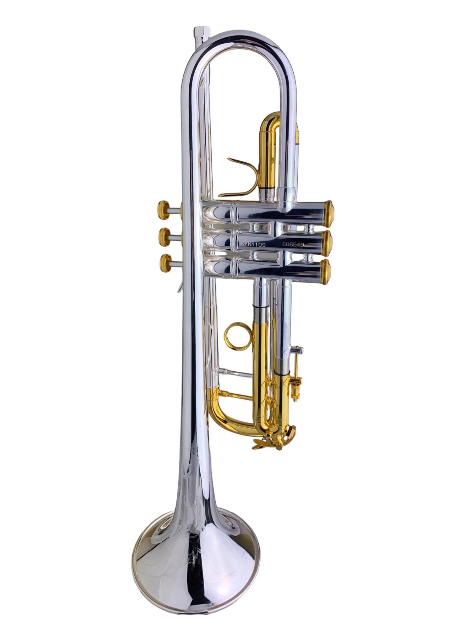 Bbrass bolden tromba sib silver e slide gold