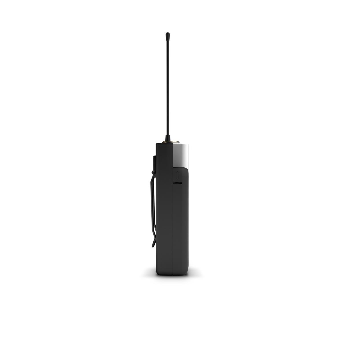 LD SYSTEMS U305 HBH 2 - Sistema microfonico wireless con bodypack, cuffia e microfono dinamico portatile, 584 - 608 MHz