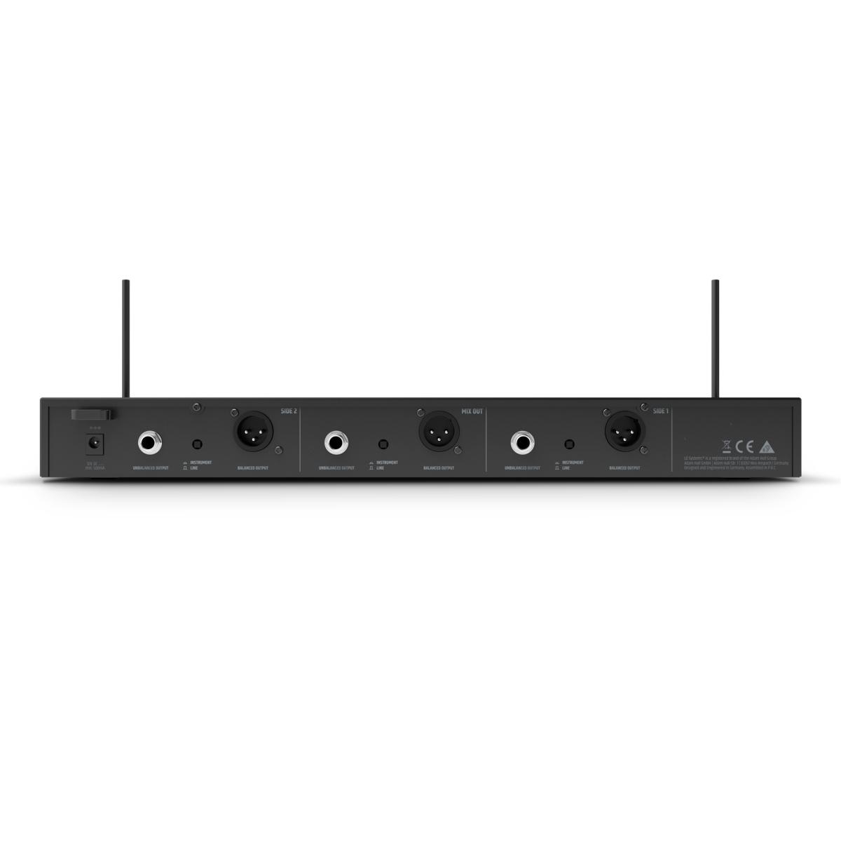 LD SYSTEMS U305 HBH 2 - Sistema microfonico wireless con bodypack, cuffia e microfono dinamico portatile, 584 - 608 MHz