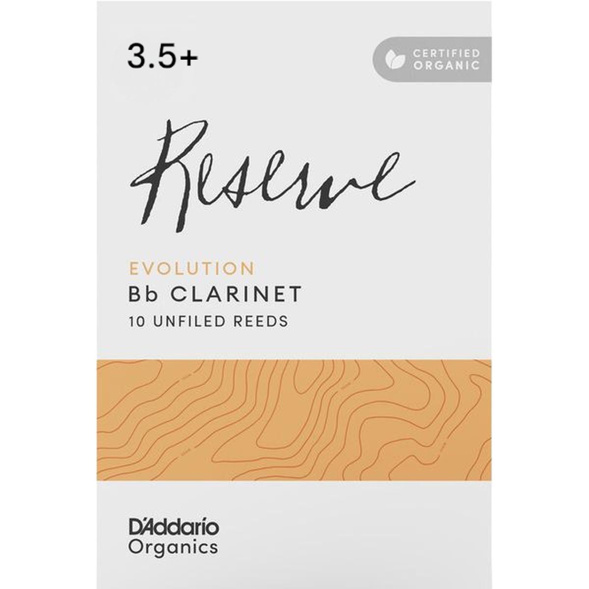 D'ADDARIO RESERVE EVOLUTION ORGANIC 10 ANCE PER CLARINETTO IN Bb n 3 1/2+