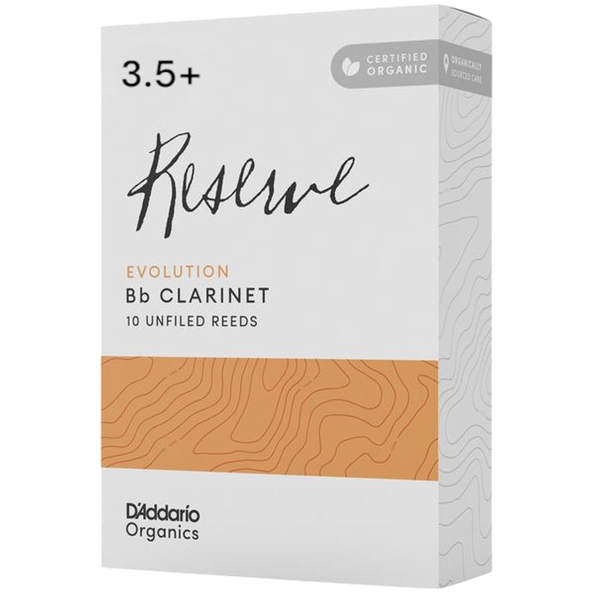 D'ADDARIO RESERVE EVOLUTION ORGANIC 10 ANCE PER CLARINETTO IN Bb n 3 1/2+