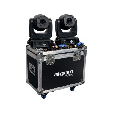 ALGAM LIGHTING Kit 2x SPOT MS100 + FlightCase