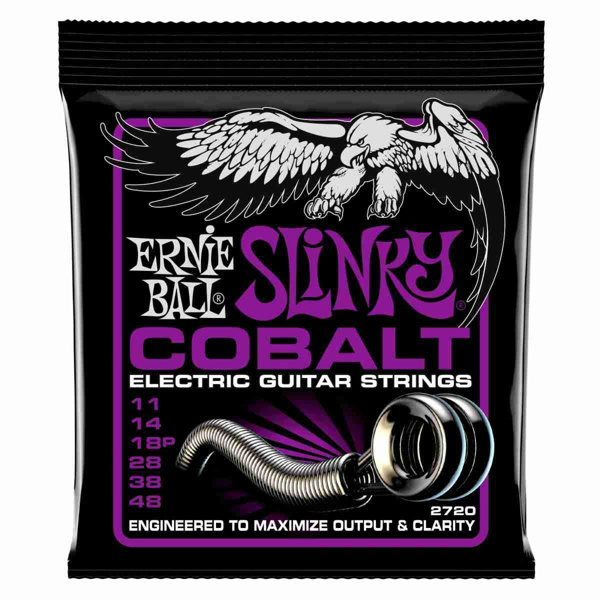 Ernie ball 2720 cobalt set corde chitarra elettrica 11-48