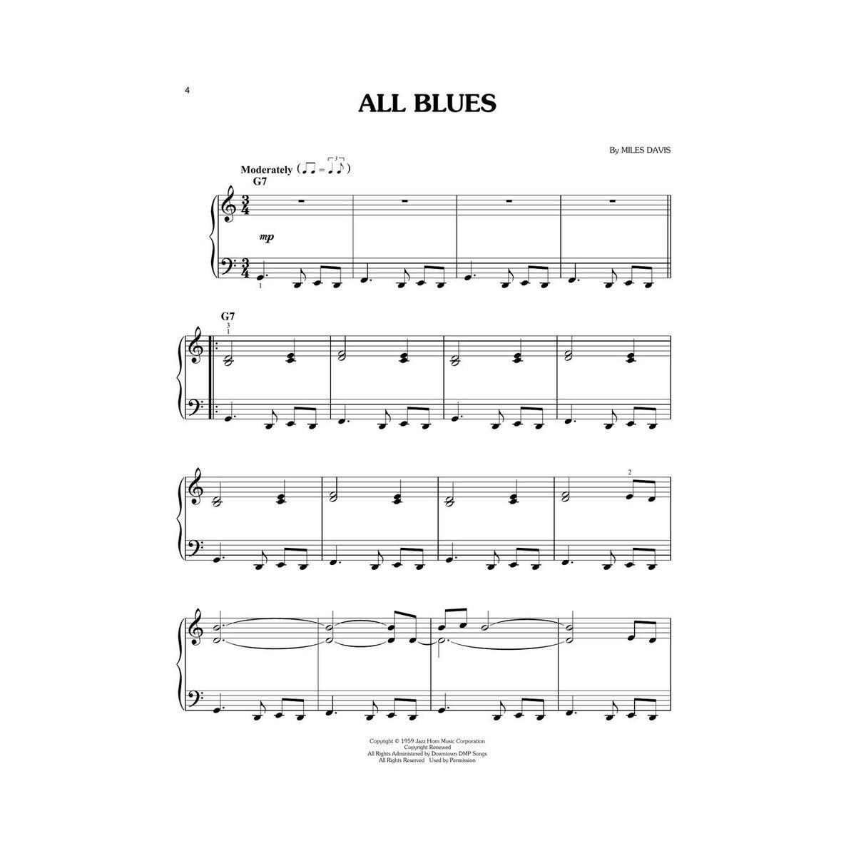 First 50 jazz easy piano