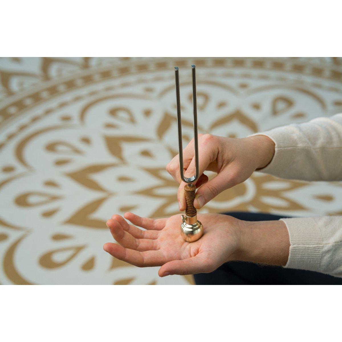 SONIC ENERGY VF-RM Piede vibrante per diapason rotondo medio 129 gr oro