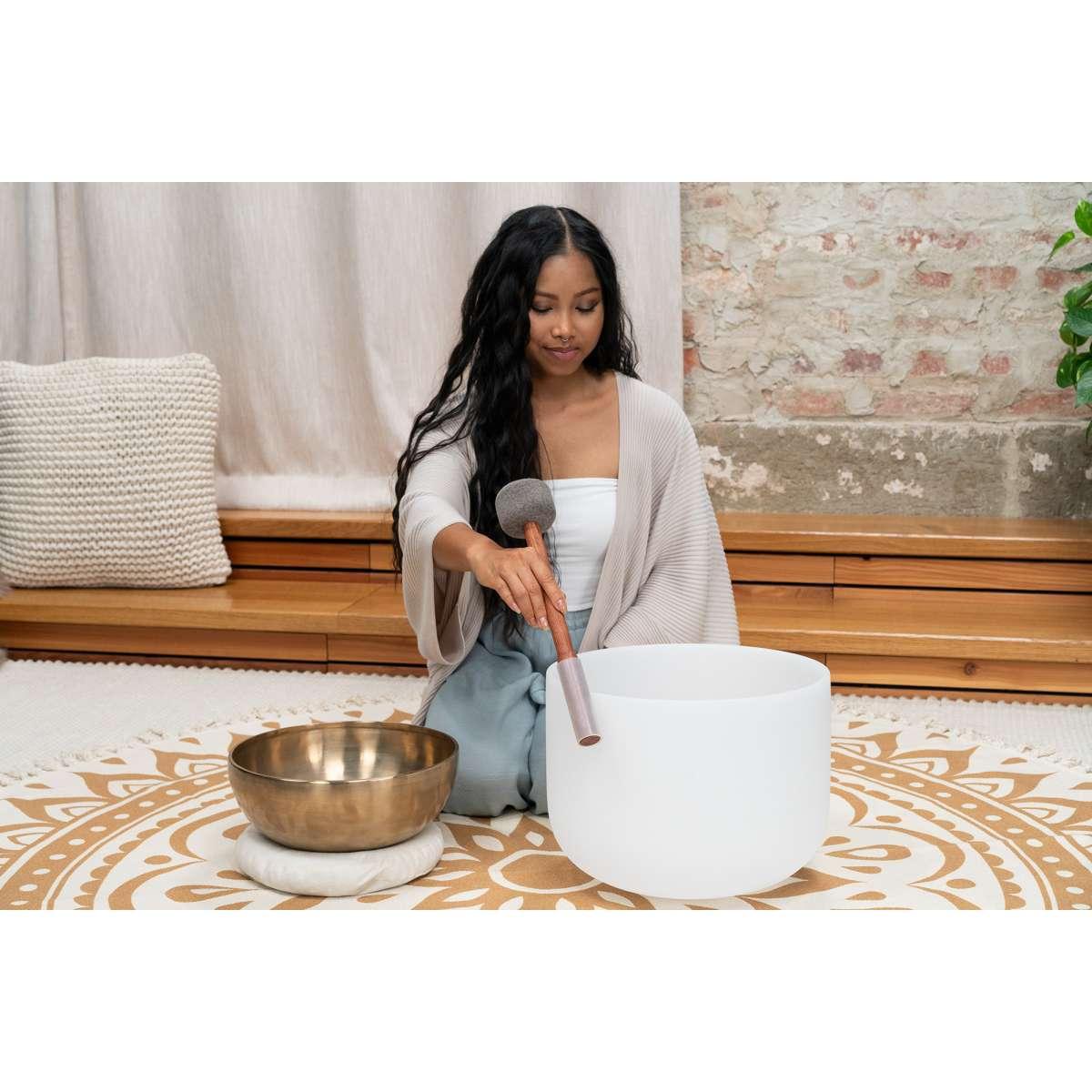 SONIC ENERGY SB-PDM-FS-L Sound Bath Double Mallet, Grande