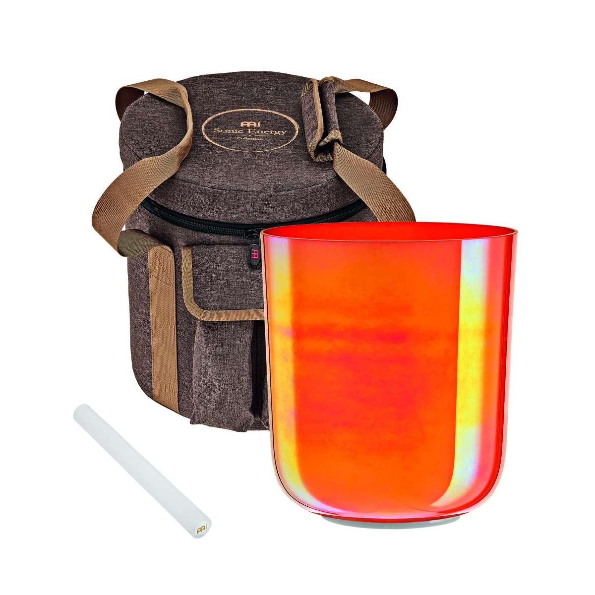 SONIC ENERGY ECSB67C4OR Calice in cristallo Essence da 6,7" C4 arancione 440 Hz chakra della radice