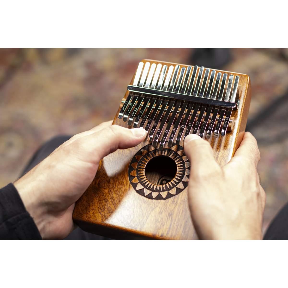 MEINL KA17SU  Sound Hole Designer Kalimba Sun