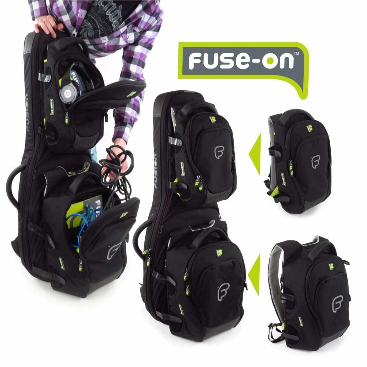 FUSION UA-01-B Zaino Small Black/Blue