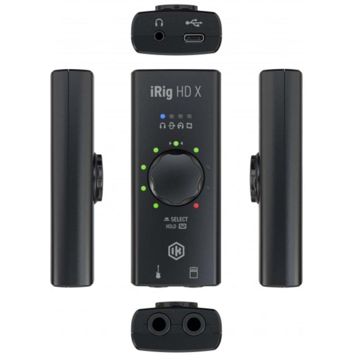 IK MULTIMEDIA iRig HD X - Interfaccia audio universale per chitarra/basso - sistemi iOS, PC e MAC